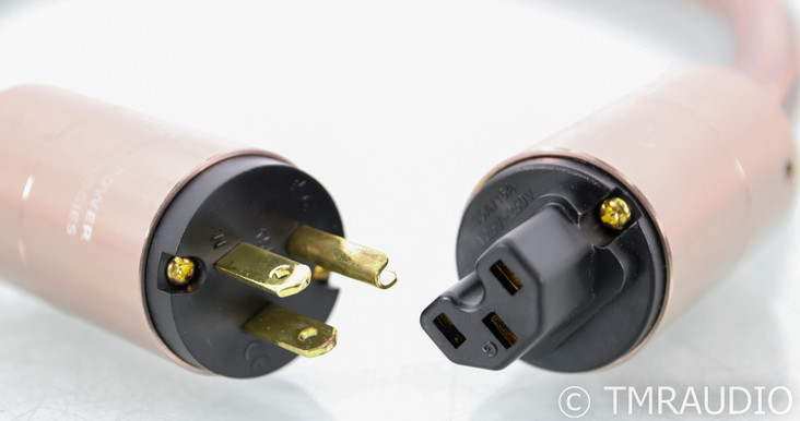 Core Power Technologies Valiant Gold Power Cable; 1m AC Cord (SOLD)