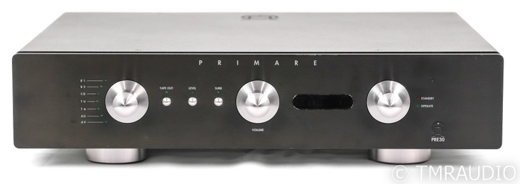 Primare PRE30 Stereo Preamplifier; Remote; Black (SOLD)