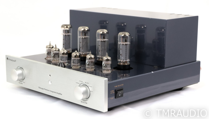 PrimaLuna DiaLogue Premium Stereo Tube Integrated Amplifier; Silver; Remote