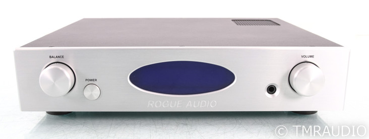 Rogue Audio RP-1 Tube Hybrid Stereo Preamplifier; MM / MC Phono; Remote; Silver
