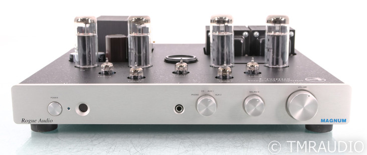 Rogue Audio Cronus Magnum Stereo Tube Integrated Amplifier; Remote; MM; Silver