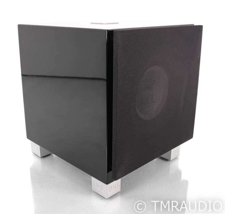 REL T/7i 8" Powered Subwoofer; Piano Black; T7i