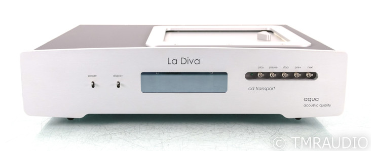 Aqua La Diva CD Transport; Silver, Remote