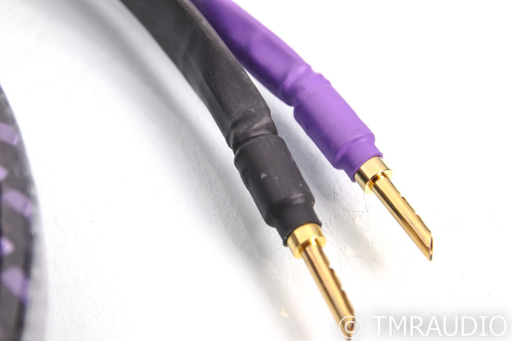 Analysis Plus Solo Crystal Oval 8 Speaker Cables; 8ft Pair