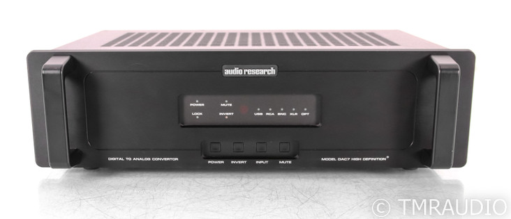 Audio Research DAC7 DAC; D/A Converter; DAC-7; Black; Remote