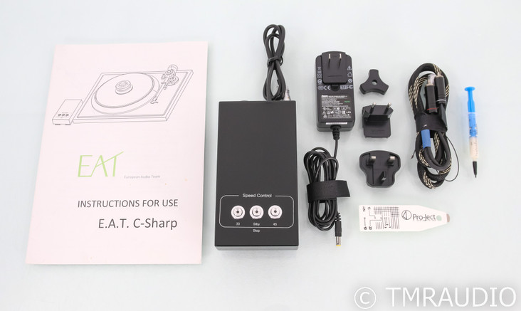 EAT C-Sharp Turntable; Piano Black (No Cartridge)