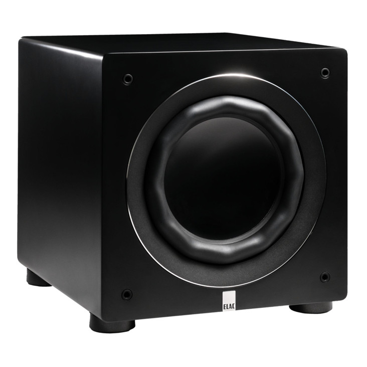 ELAC Varro RS500 10" Reference Powered Subwoofer angled view
