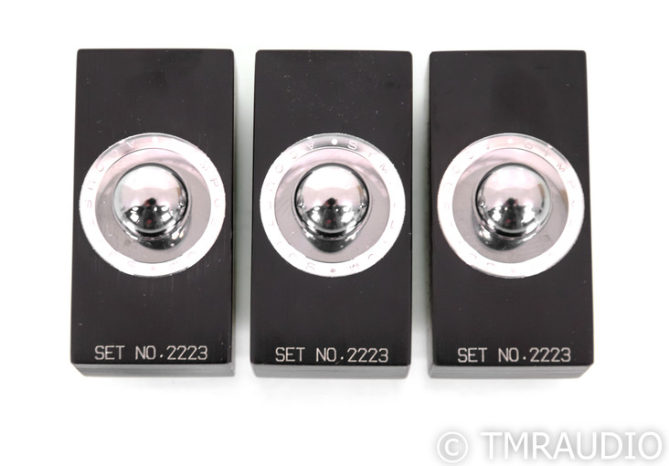 Symposium Rollerblocks Series 2+ Isolation System; Tungsten Carbide; Set of 3