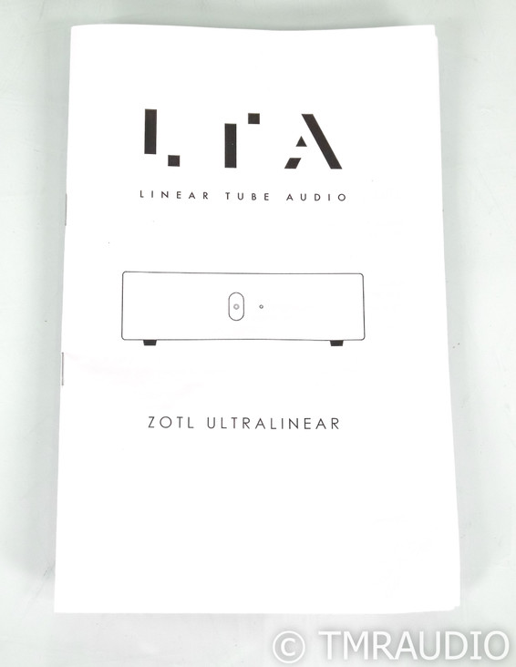 Linear Tube Audio ZOTL Ultralinear+ Stereo Tube  Power Amplifier; Black; Linear Tube Audio