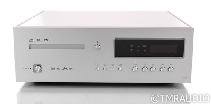 Luxman D-10X SACD / CD Player; Silver; Remote