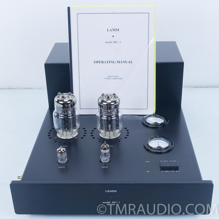 LAMM Model ML1.1 Monoblock Tube Amplifiers; Rebuilt To New Specs