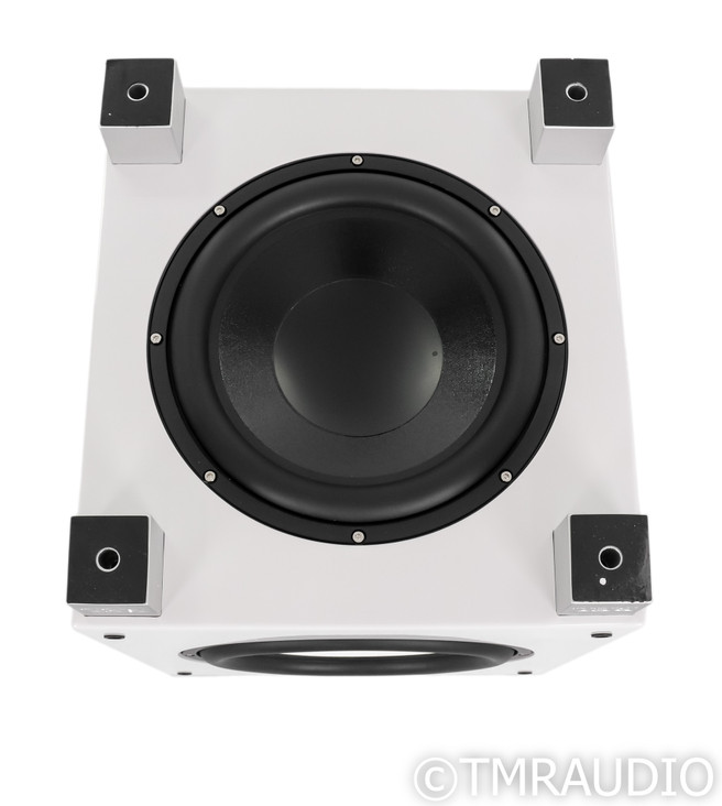 REL T/9i 10" Powered Subwoofer; Piano White; T9I
