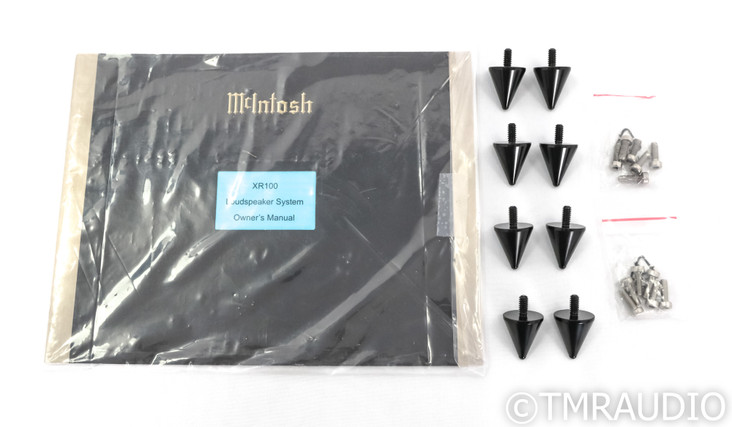 McIntosh XR100 Floorstanding Speakers; Gloss Black Pair; XR-100 (SOLD2)