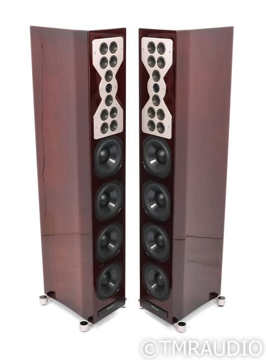 McIntosh XR100 Floorstanding Speakers; Red Walnut Pair; XR-100