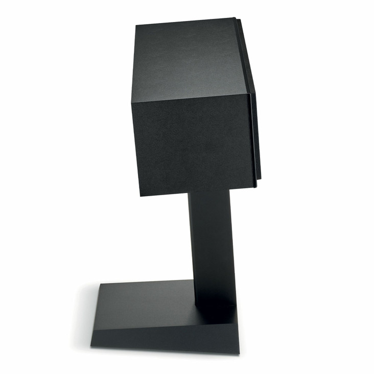 Focal Theva 2-Way Center Channel Speaker, black high gloss on stand side profile