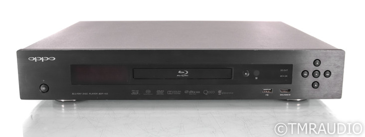 Oppo BDP-103 CD / SACD / DVD / Blu-Ray Player; Remote; Black; BDP103