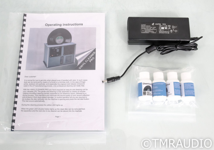 Audio Desk Systeme Vinyl Cleaner PRO Record Cleaner; Grey