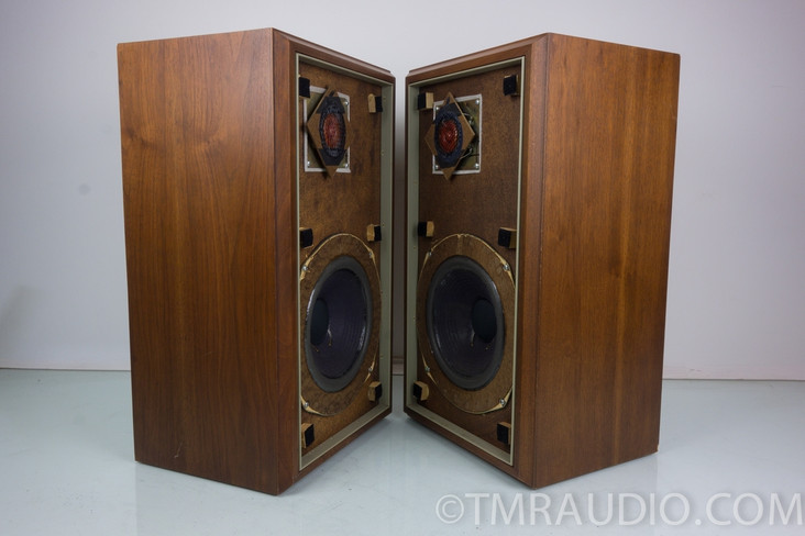 Large Advent Speaker Cabinets / Crossovers; Nice Walnut Pair