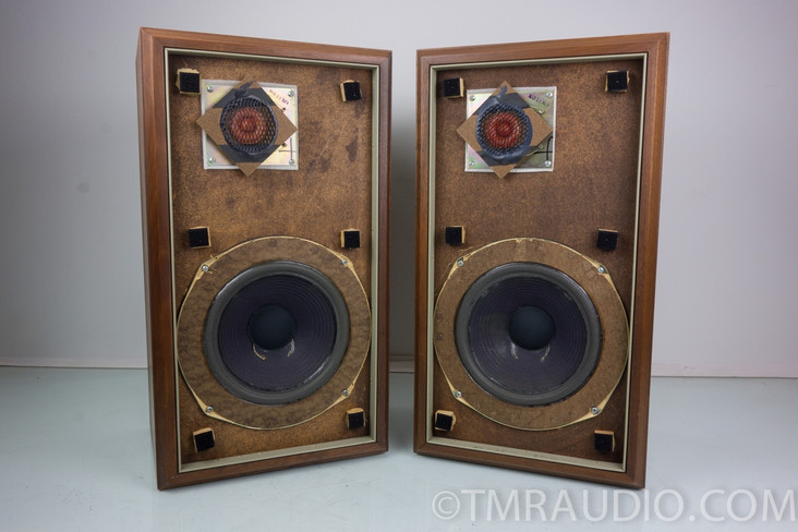 Large Advent Speaker Cabinets / Crossovers; Nice Walnut Pair