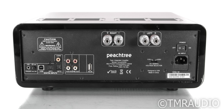 Peachtree Nova 220SE Stereo Tube Hybrid Integrated Amplifier; Remote; Gloss Black