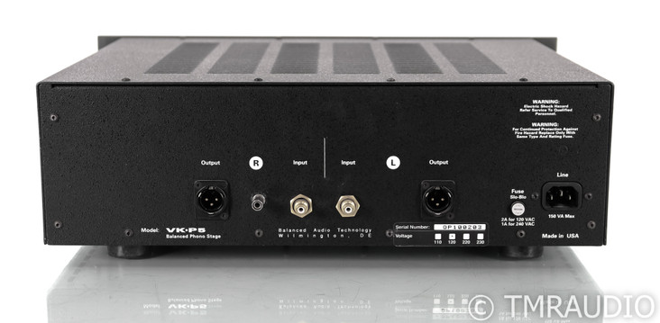 BAT VK-P5 Tube MM Phono Preamplifier; Black