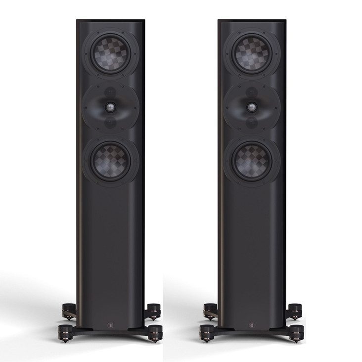 Perlisten S5t Floorstanding Speakers, piano black pair