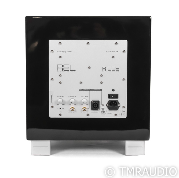 REL Serie R-528 12" Powered Subwoofer; R528; Gloss Black