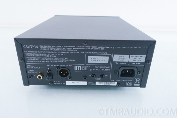 Musical Fidelity M1CDT CD Transport; M1 CDT