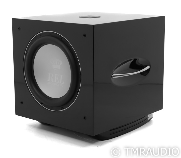 REL S/812 12” Powered Subwoofer; Gloss Black