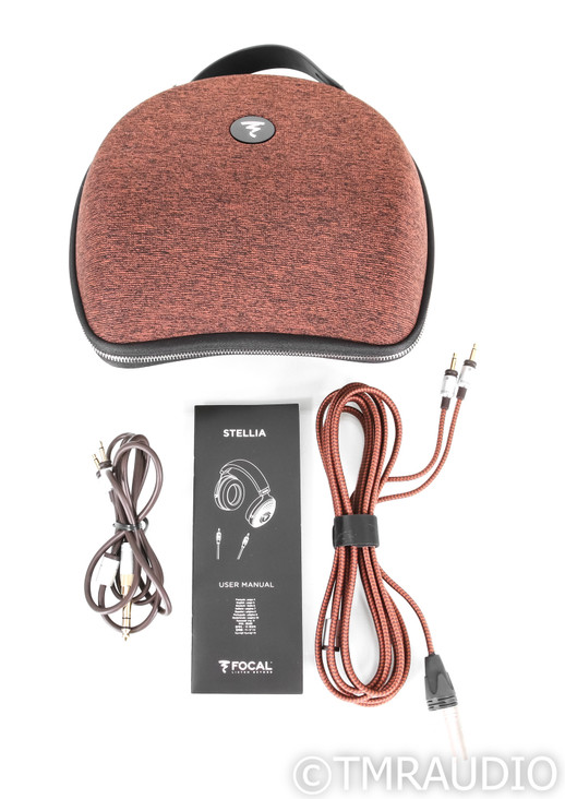 Focal Stellia Closed Back Headphones; Chocolate Leather (1/5)