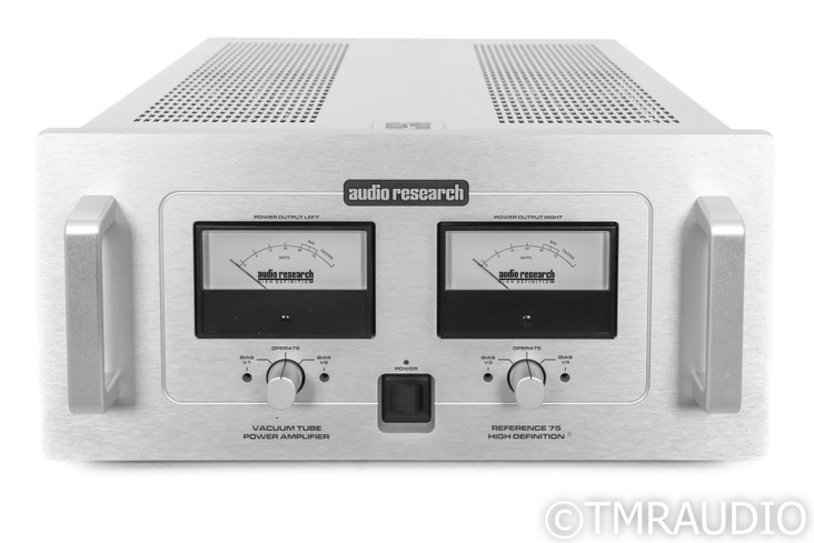 Audio Research Reference 75SE Stereo Tube Power Amplifier; Ref 75 SE; Silver