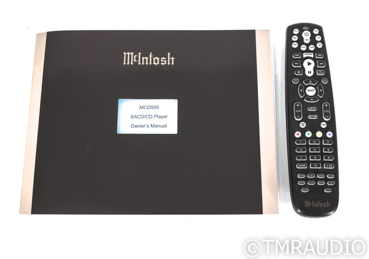 McIntosh MCD500 SACD / CD Player; MCD-500