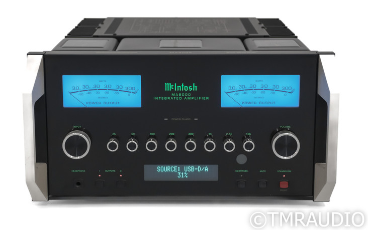 McIntosh MA8000 Stereo Integrated Amplifier; Remote; USB; DAC; MM / MC Phono
