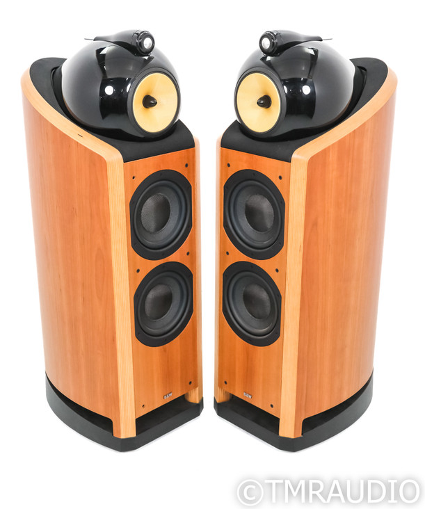 B&W Nautilus 802 Floorstanding Speakers; Cherry Pair
