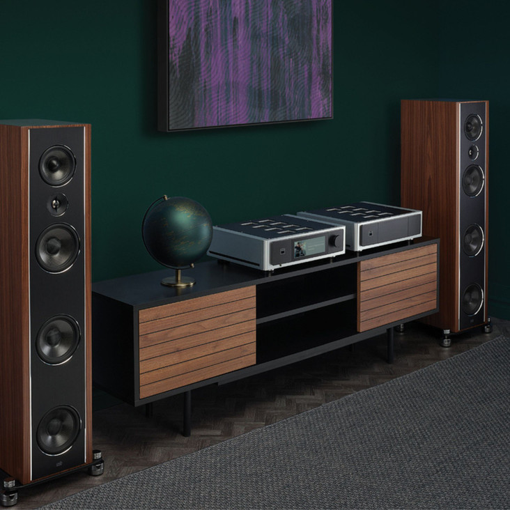 Listening room showcasing the NAD M66 DAC