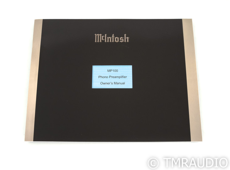 McIntosh MP100 MM / MC Phono Preamplifier; MP-100; A/D Converter