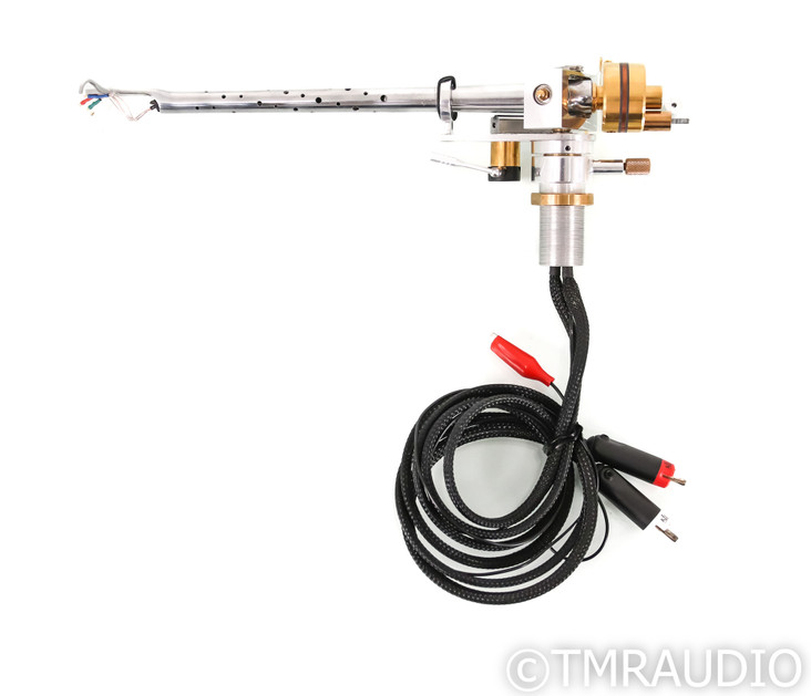 Audiomods Classic III Tonearm; Gold Plated Polished Finish; 9.5” (No Cartridge) (SOLD)