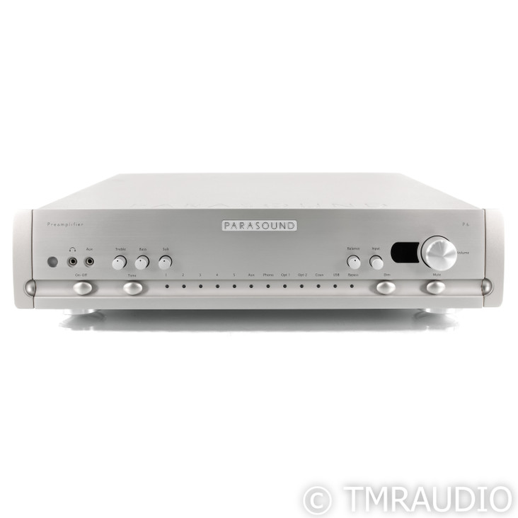 Parasound Halo P6 2.1 Channel Preamplifier; Silver; MM / MC Phono