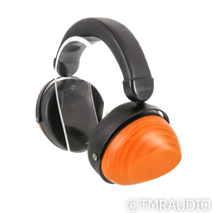 HiFiMan HE-R10D Closed Back Headphones; Bluetooth Adapter; Wood