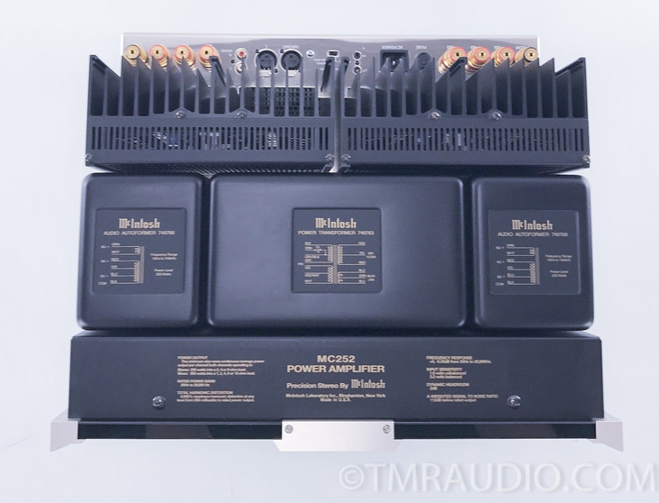 McIntosh MC252 Power Amplifier; MC-252
