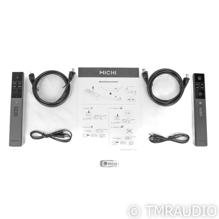 Michi M8 Mono Power Amplifiers; Black Pair