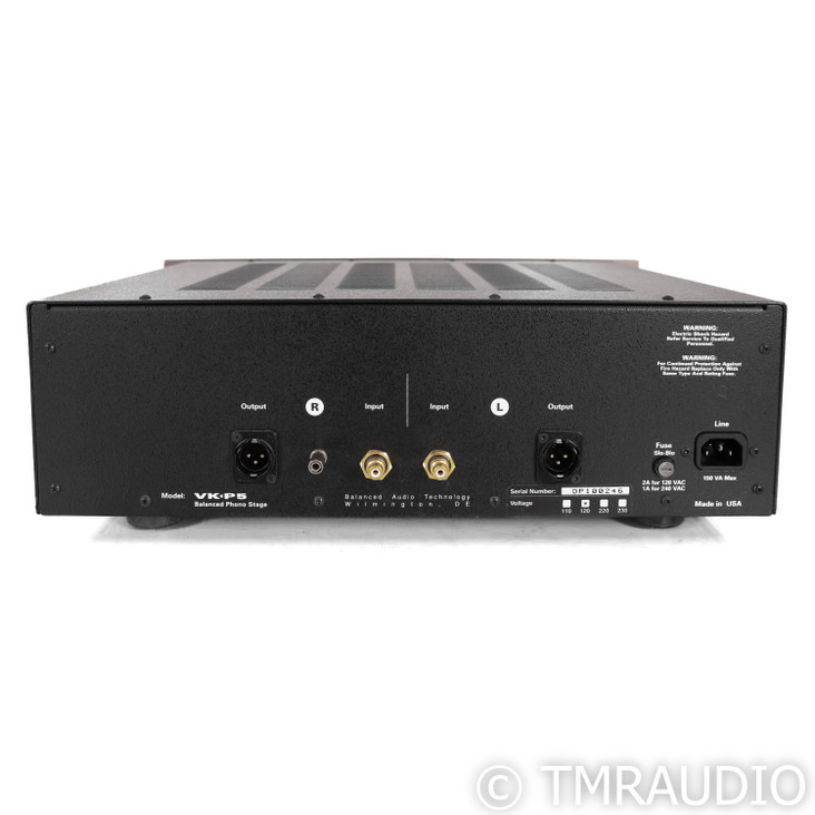 BAT VK-P5 MM / MC Phono Preamplifier; Black