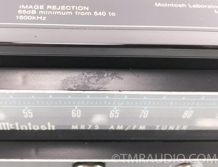 McIntosh MR 75 Stereo AM / FM Vintage Tuner; MR75