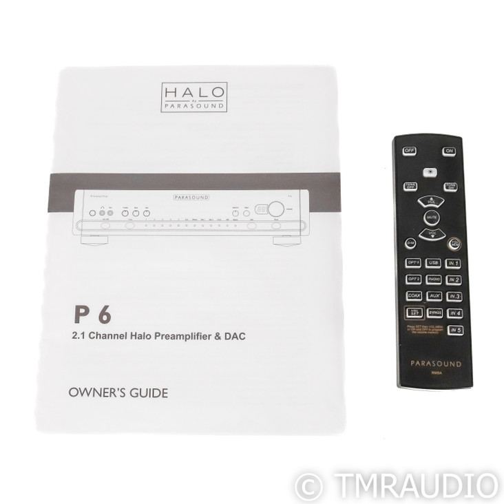 Parasound Halo P6 2.1 Channel Preamplifier; Black