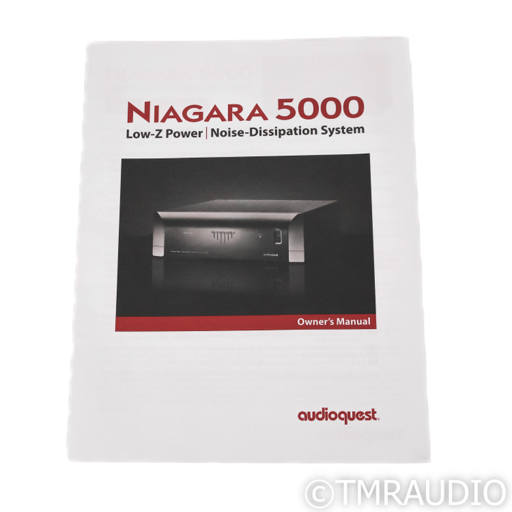 AudioQuest Niagara 5000 AC Power Line Conditioner; Chrome