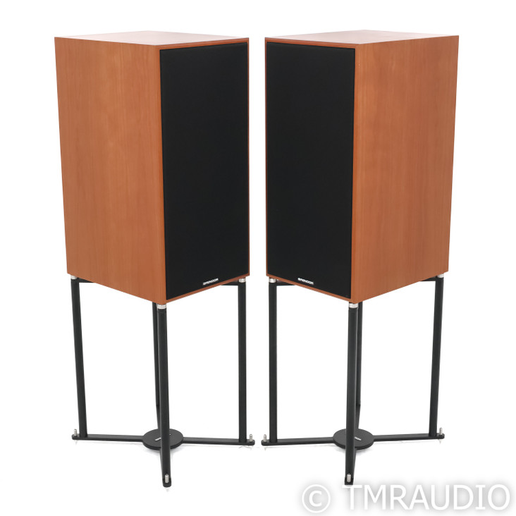 Spendor Classic 2/3 Bookshelf Speakers; Cherry Pair; Spendor Stands