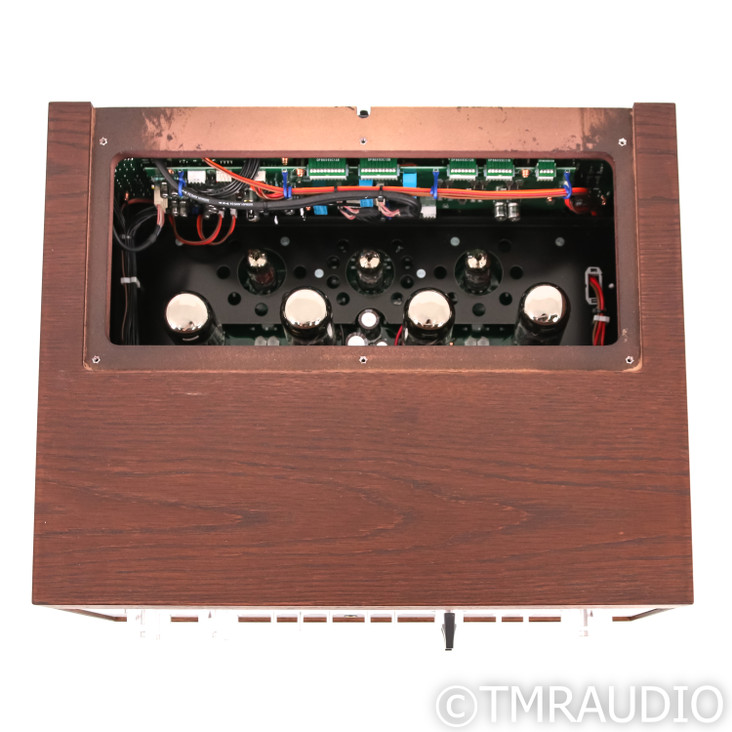 Luxman LX-380 Stereo Tube Integrated Amplifier; LX380; MM / MC Phono; Wood