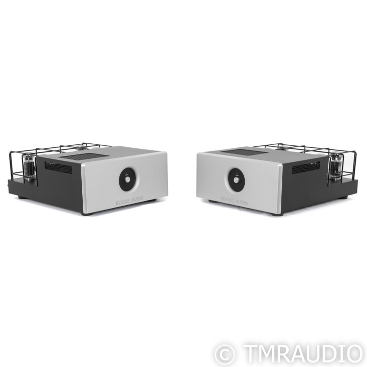 Rogue Audio M-180 Mono Tube Power Amplifiers; M180; Silver Pair