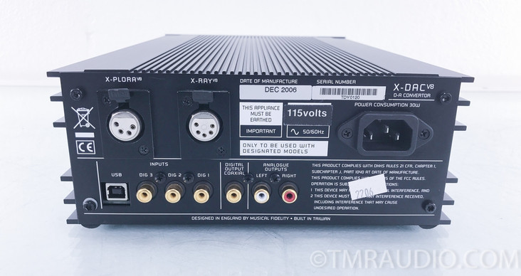 Musical Fidelity X-DAC V8 DAC; D/A Converter; X-DACV8