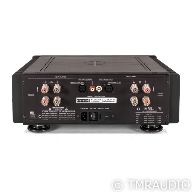 Coda Continuum No. 8 Stereo Power Amplifier; Black